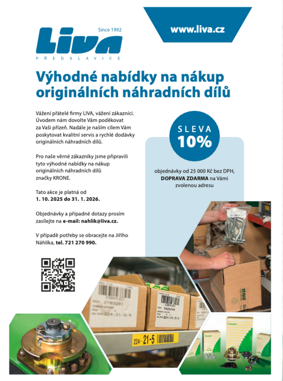 Výhodná nabídka náhradních dílů